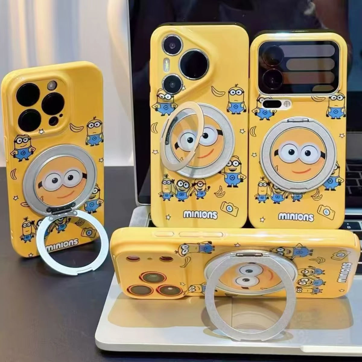 Banana Minion Rotating Kickstand Phone Case