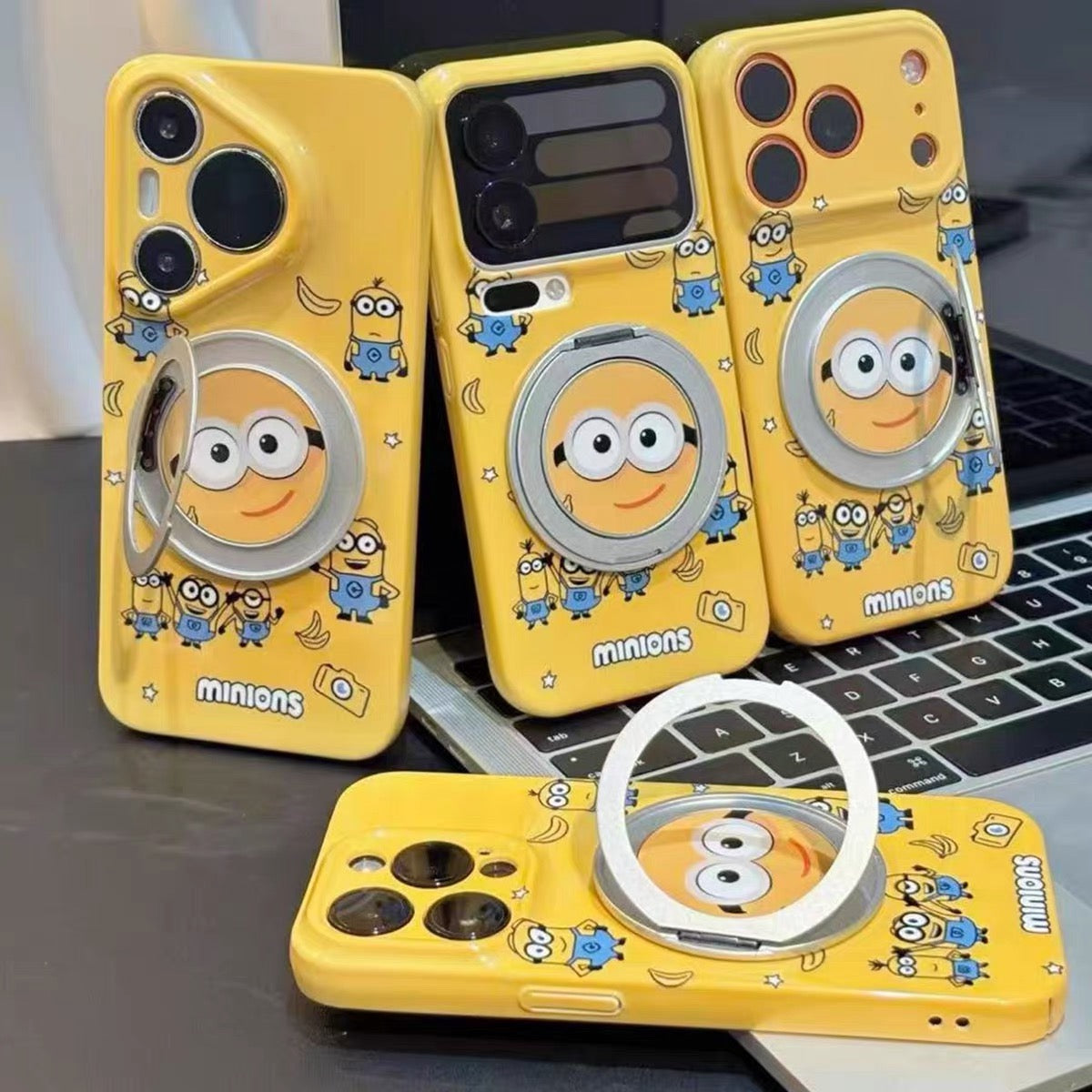 Banana Minion Rotating Kickstand Phone Case