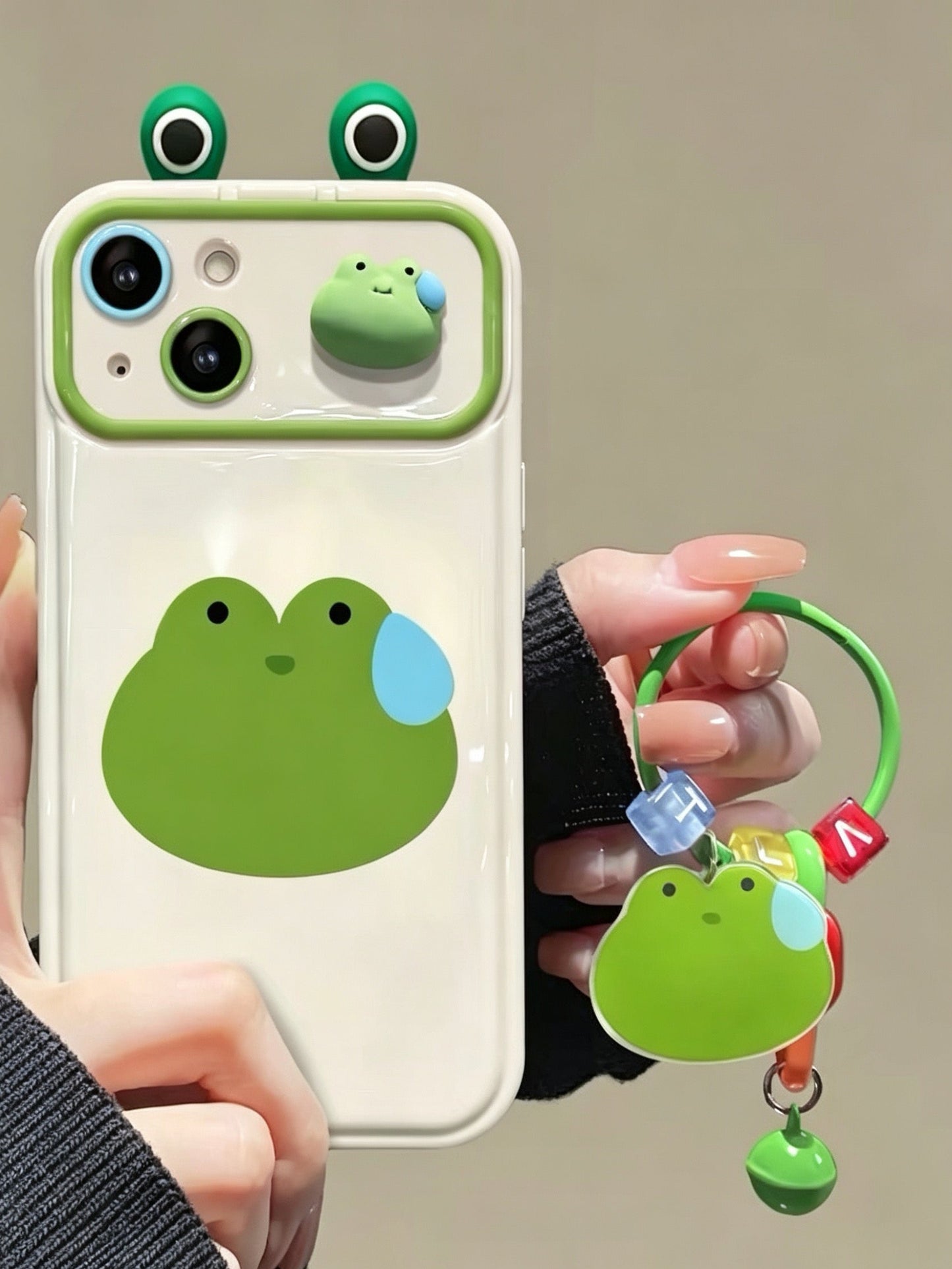 Frog, Rabbit & Bear Flip-Mirror Phone Case