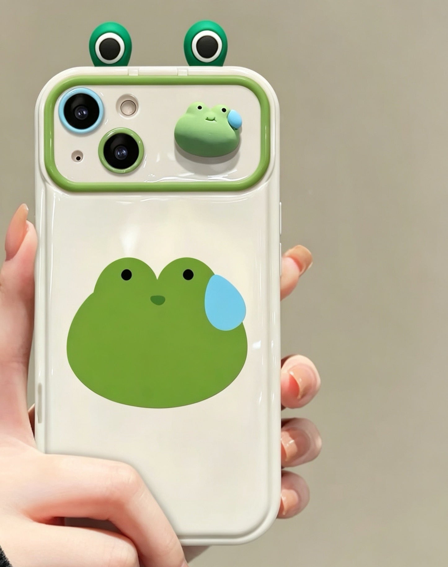 Frog, Rabbit & Bear Flip-Mirror Phone Case