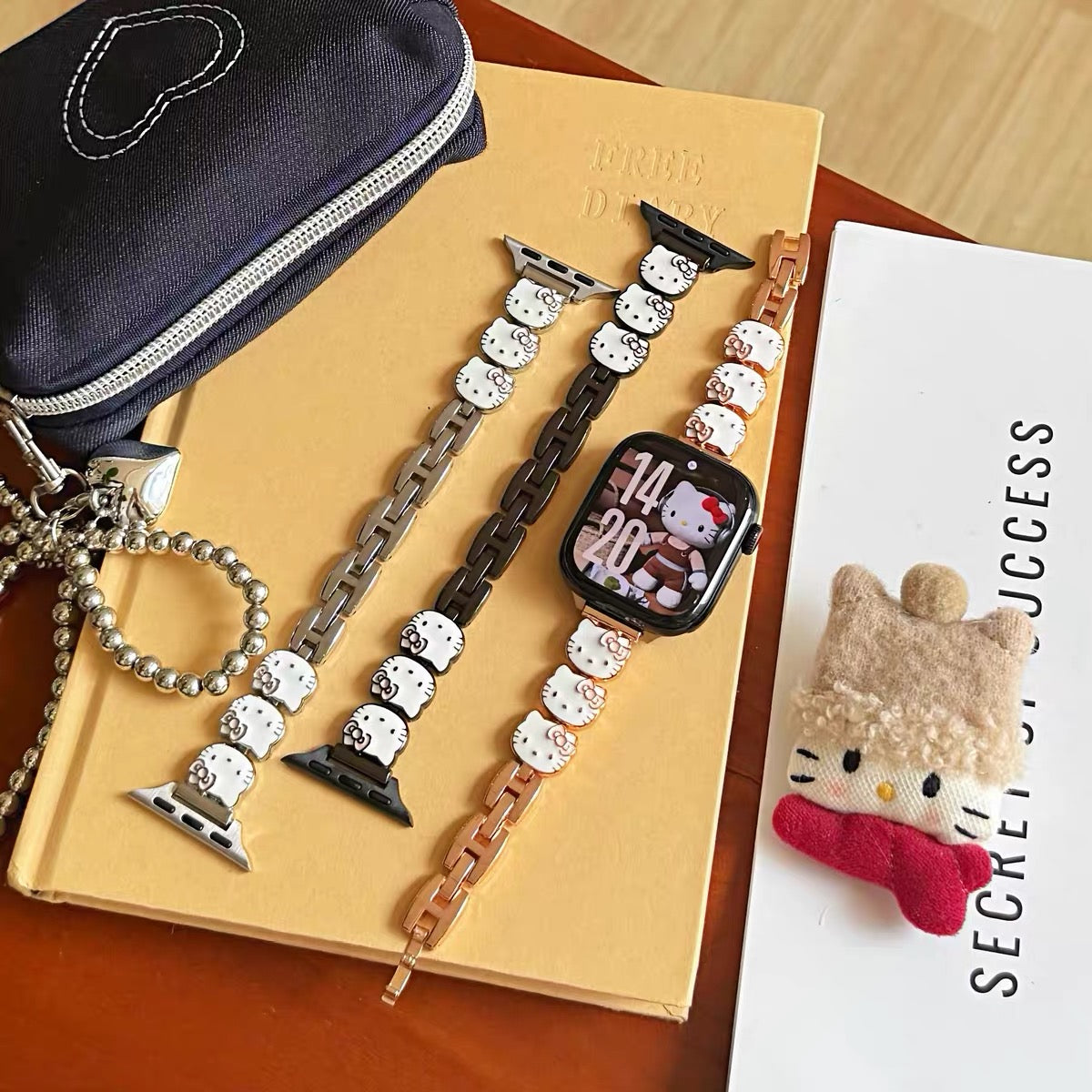 3D Hello Kitty Bracelet-Style Apple Watch Band