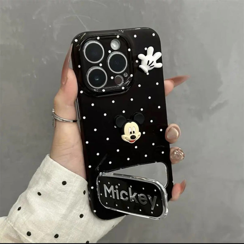 Mickey Mirror Stand Phone Case for Android