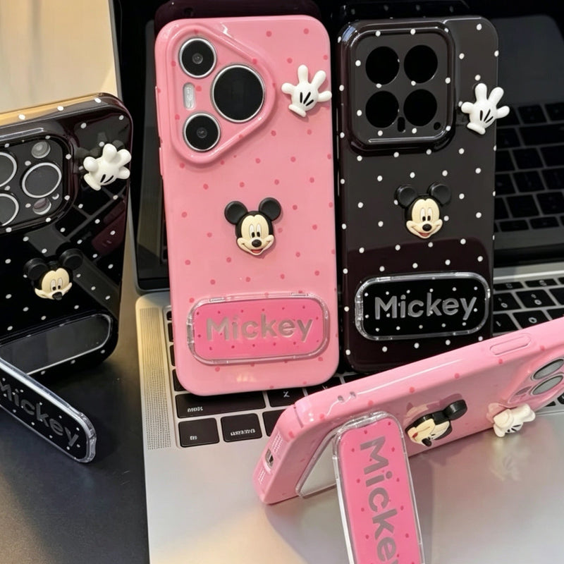 Mickey Mirror Stand Phone Case for Android