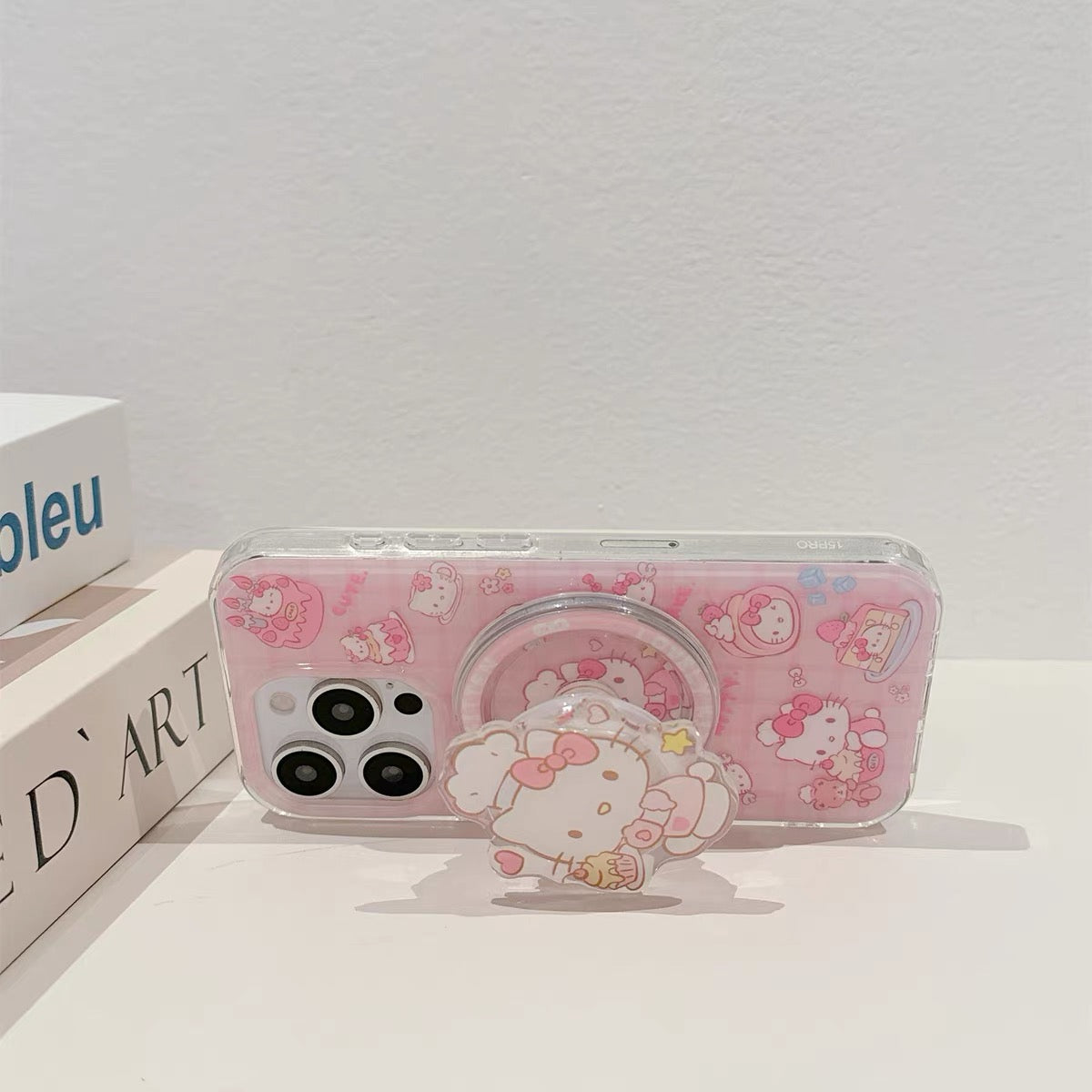 Samsung Hello Kitty & Kuromi Magnetic Kickstand Phone Case