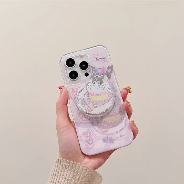 Samsung Hello Kitty & Kuromi Magnetic Kickstand Phone Case