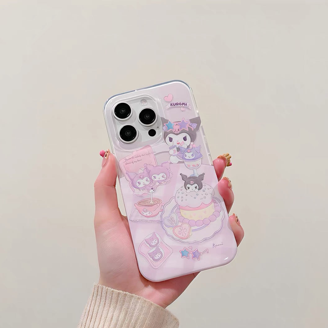 Samsung Hello Kitty & Kuromi Magnetic Kickstand Phone Case
