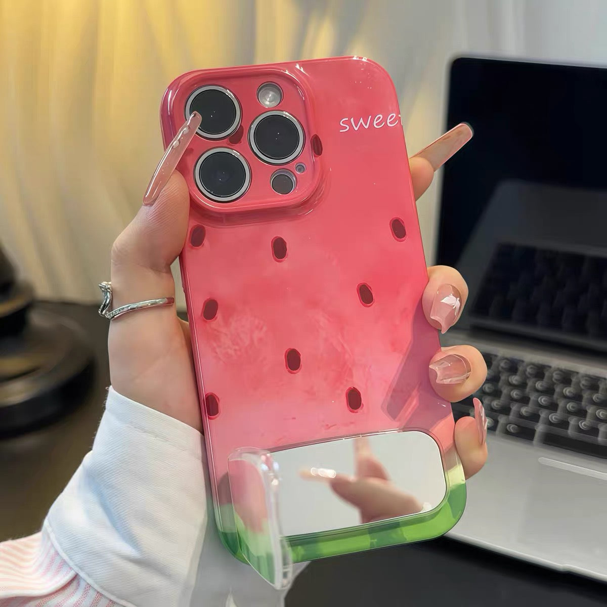 Watermelon Mirror Stand Phone Case