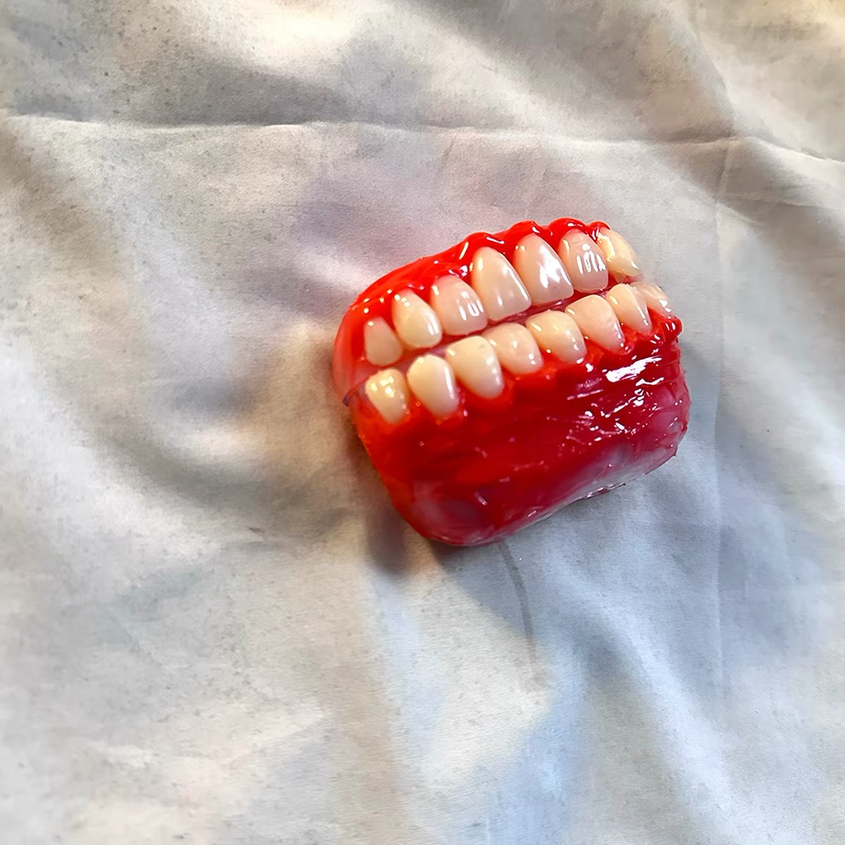 3D Red Teeth Earphone Case