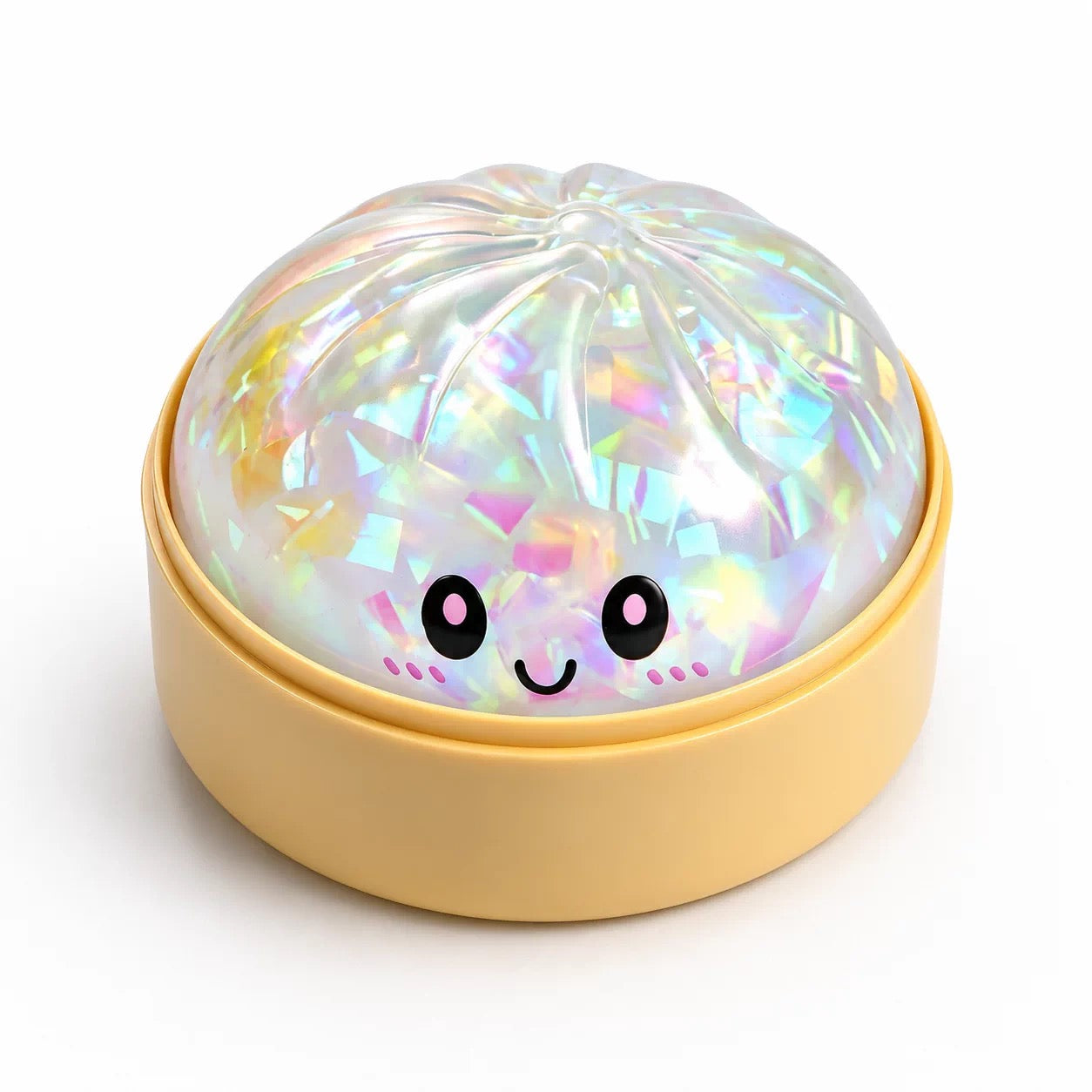 Cute, realistic steamed bun stress-relief squeeze toy—the ultimate stress buster.