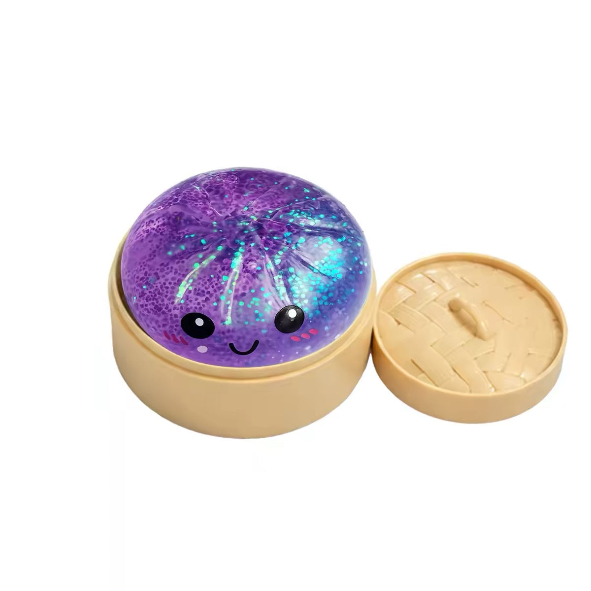 Cute, realistic steamed bun stress-relief squeeze toy—the ultimate stress buster.
