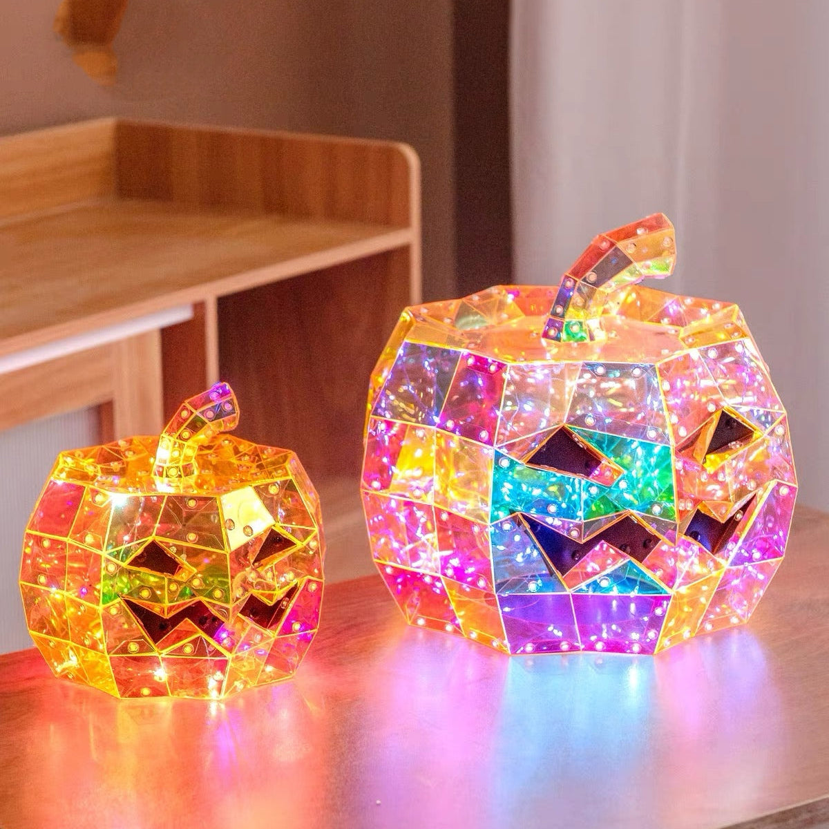 Halloween Decorations: Pumpkin Lanterns, Spooky Skull Ornaments, and Props for Creating an Atmospheric Scene
