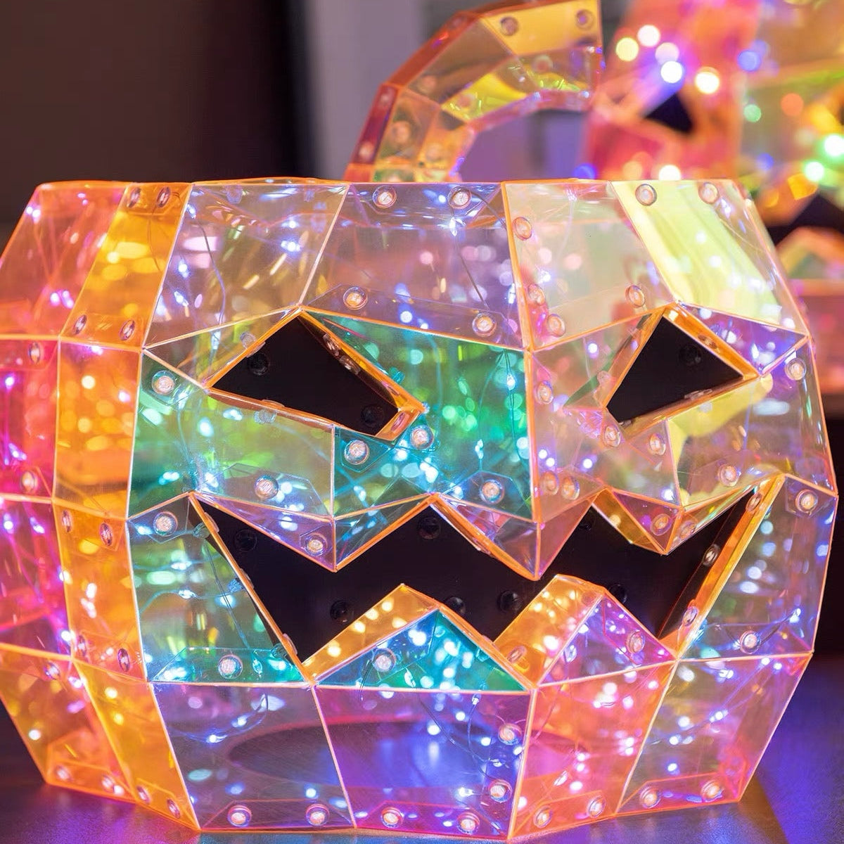 Halloween Decorations: Pumpkin Lanterns, Spooky Skull Ornaments, and Props for Creating an Atmospheric Scene