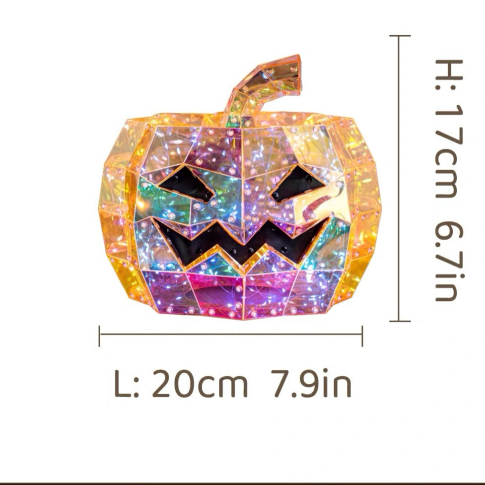 Halloween Decorations: Pumpkin Lanterns, Spooky Skull Ornaments, and Props for Creating an Atmospheric Scene