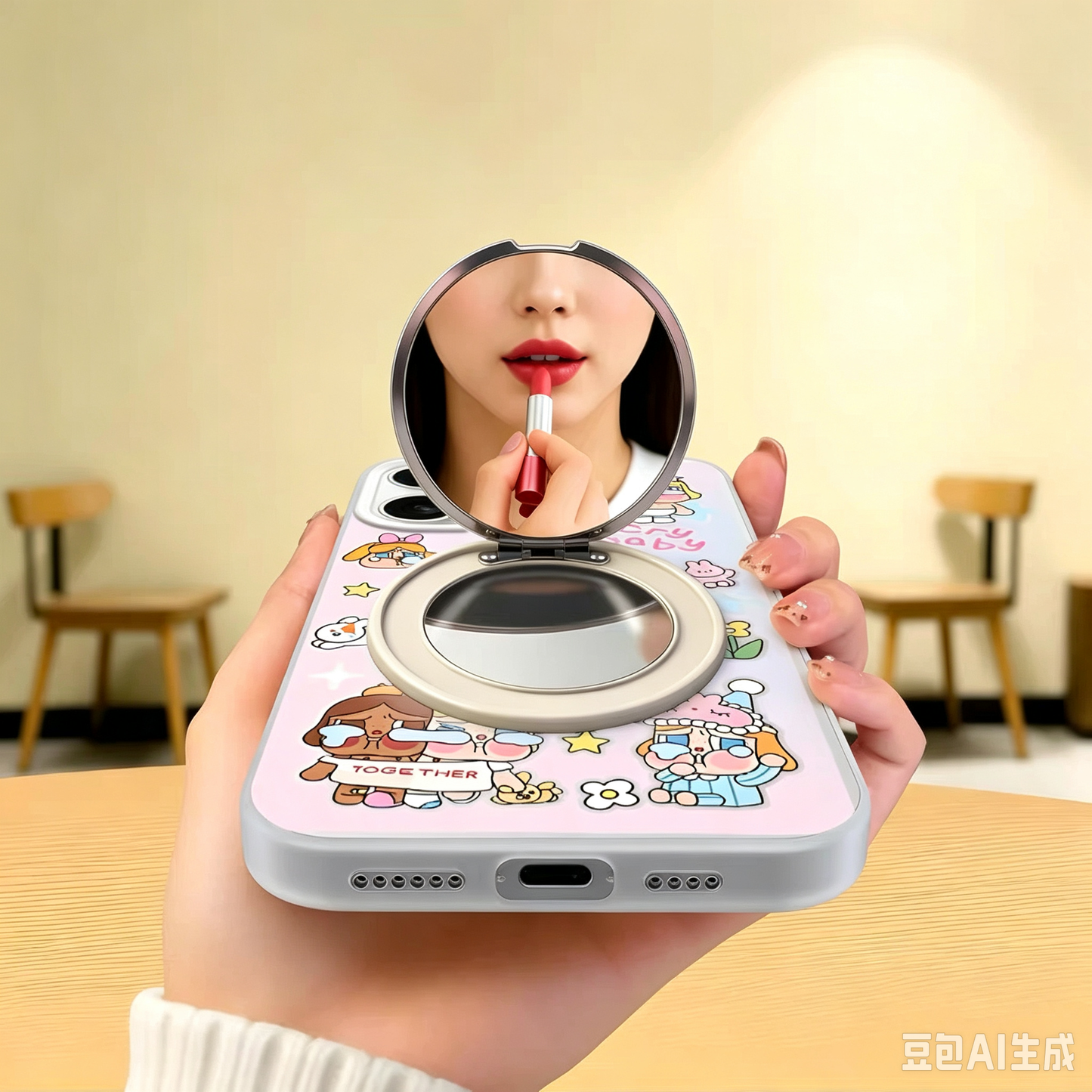 Cry Baby 360° Rotating Mirror Stand Phone Case