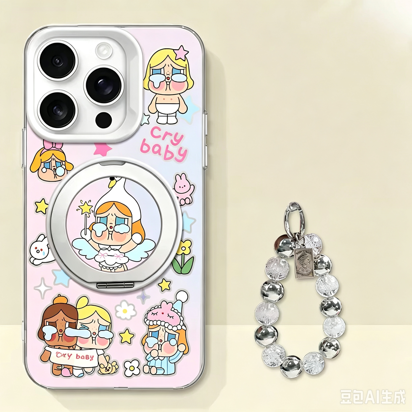 Cry Baby 360° Rotating Mirror Stand Phone Case