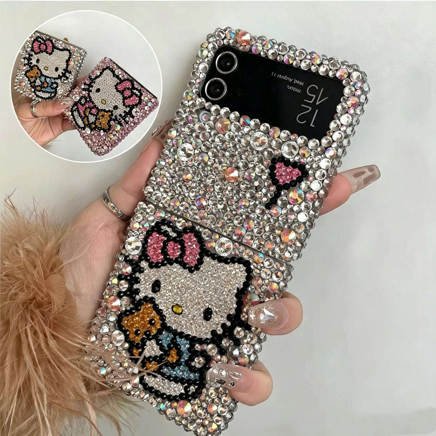 Suitable for Samsung foldable Hello Kitty phone case