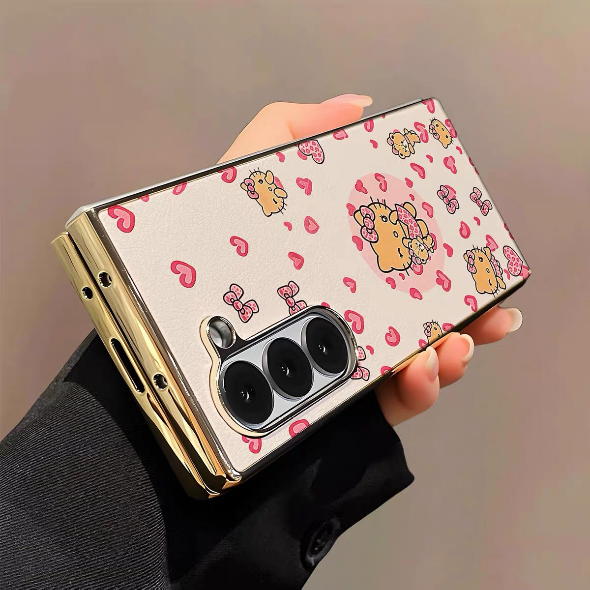 Suitable for Samsung Hello Kitty rotating kickstand phone case