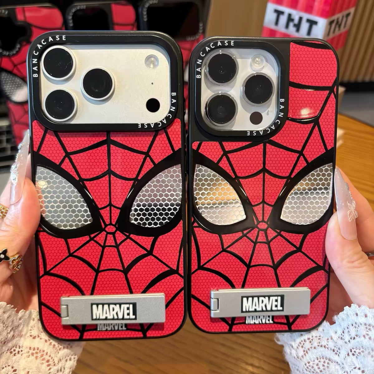 Spider-Man Phone Case with Metal Kickstand