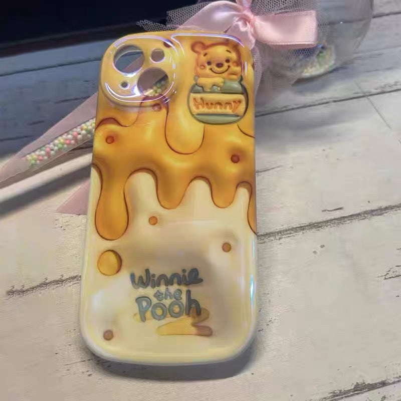 Suitable for Samsung Winnie the Pooh Honey-themed phone case