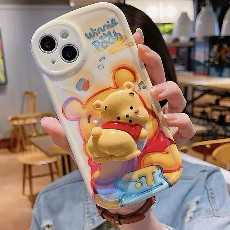 Suitable for Samsung Winnie the Pooh Honey-themed phone case