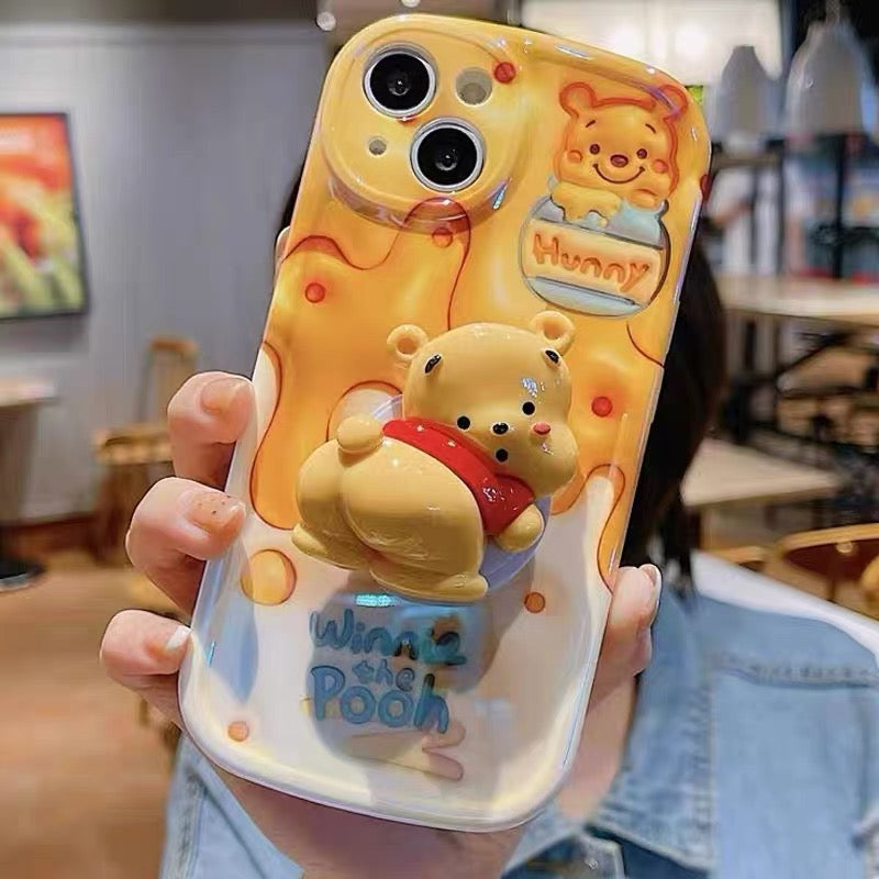Suitable for Samsung Winnie the Pooh Honey-themed phone case