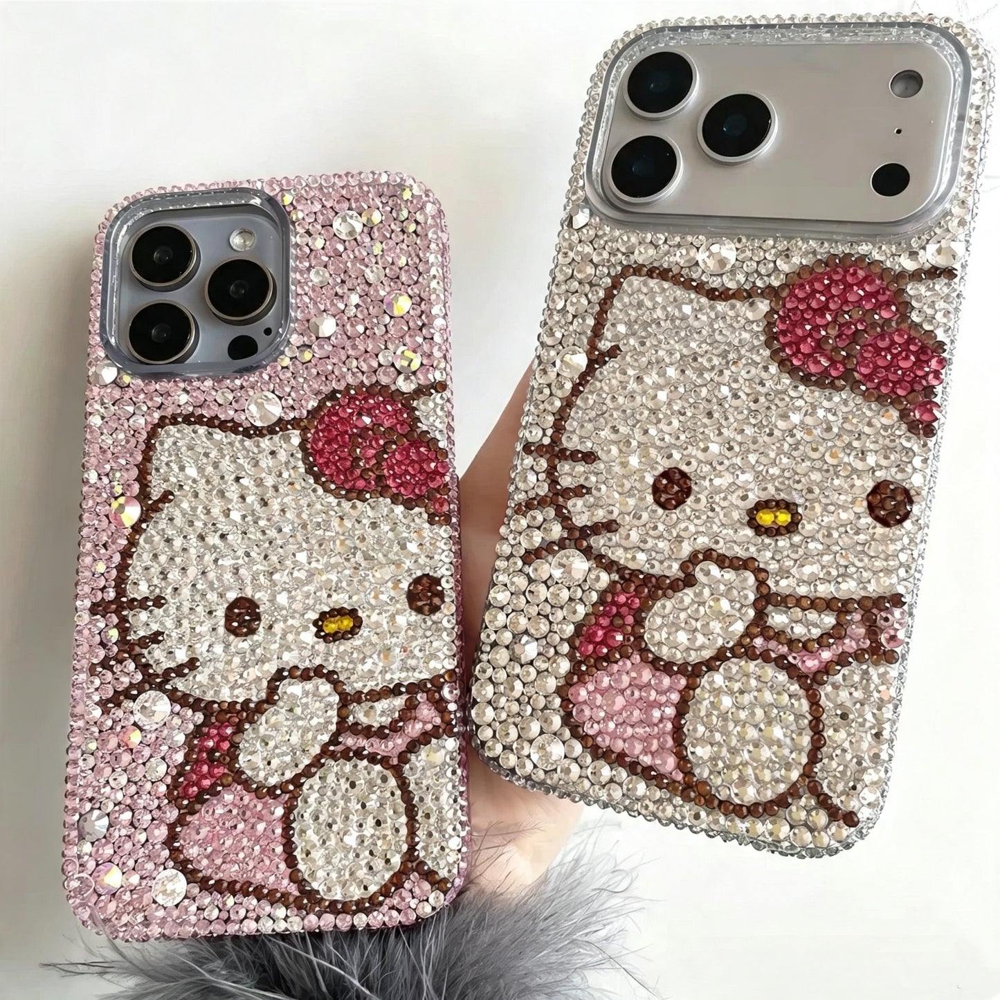 Suitable for Samsung Hello Kitty rhinestone phone case