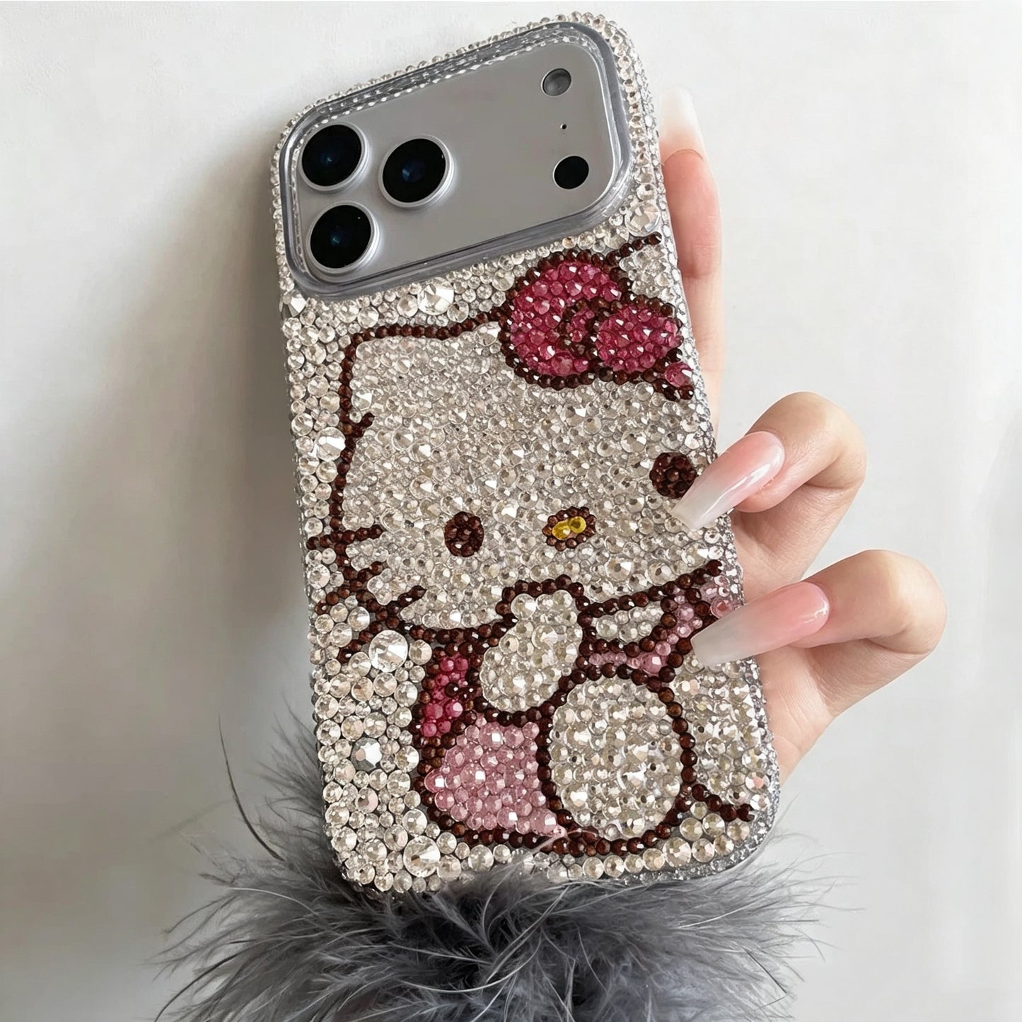 Suitable for Samsung Hello Kitty rhinestone phone case