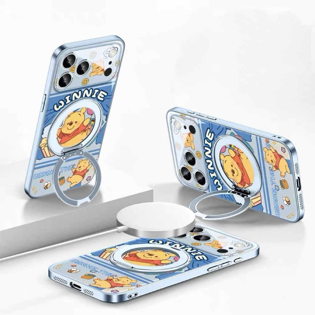 Winnie the Pooh Magnetic Stand Phone Case