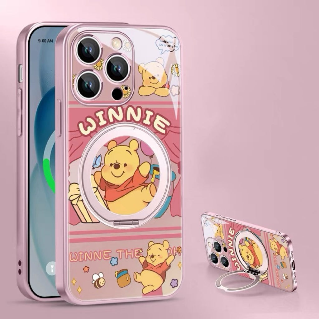 Winnie the Pooh Magnetic Stand Phone Case