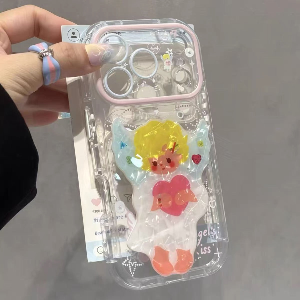 Cupid "Little Angel of Love" Phone Case with Kickstand
