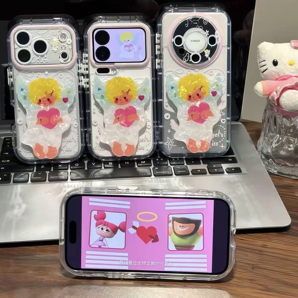 Cupid "Little Angel of Love" Phone Case with Kickstand