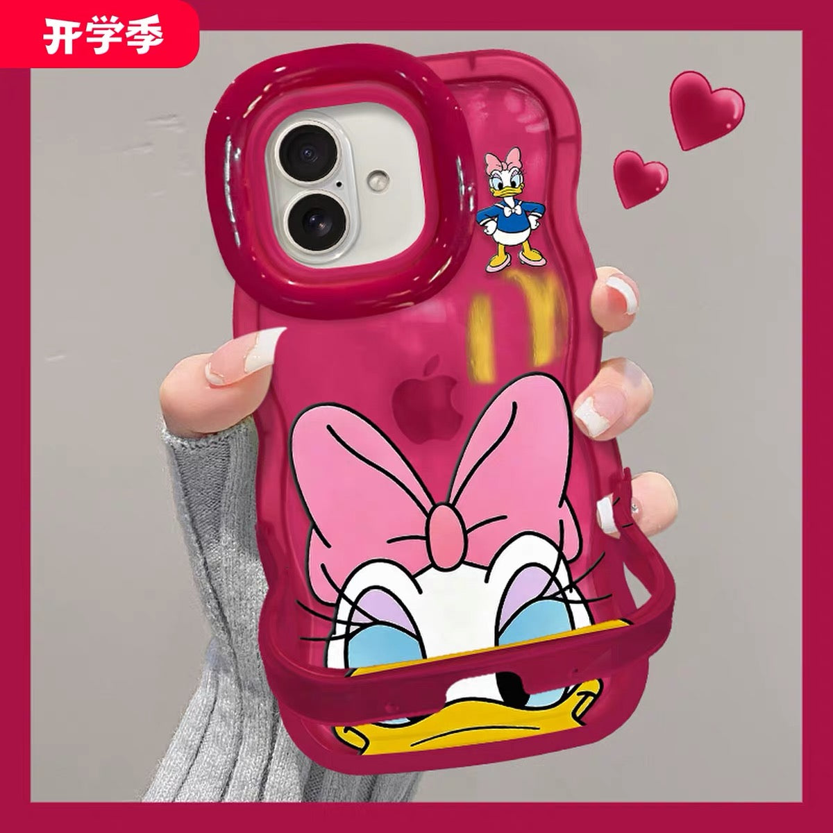Mickey, Minnie, Donald, and Daisy Dual-Stand Phone Case