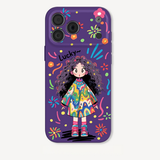 Suitable for Samsung Princess Dress Phone Case（Without a mirror）