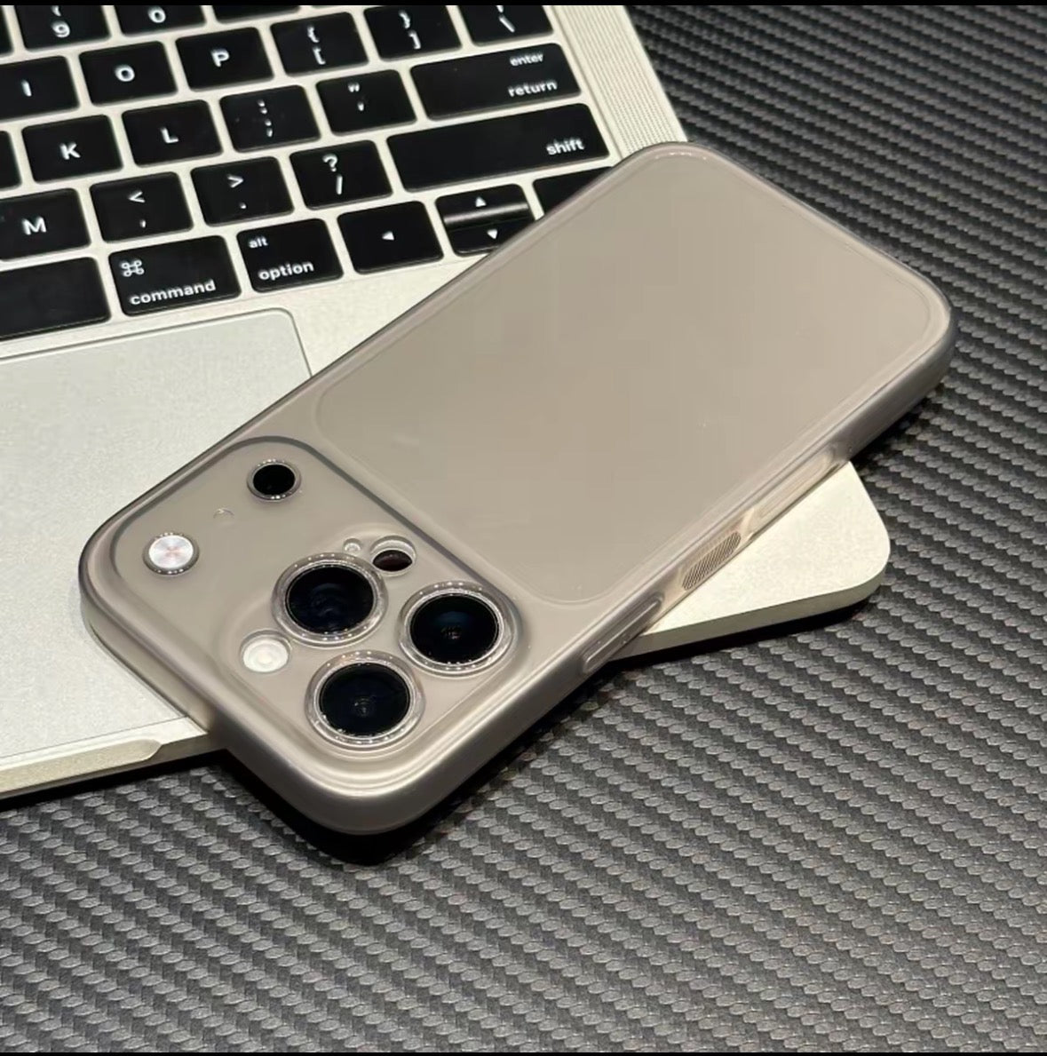 Ultra-thin frosted minimalist phone case