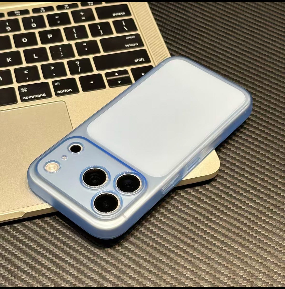 Ultra-thin frosted minimalist phone case