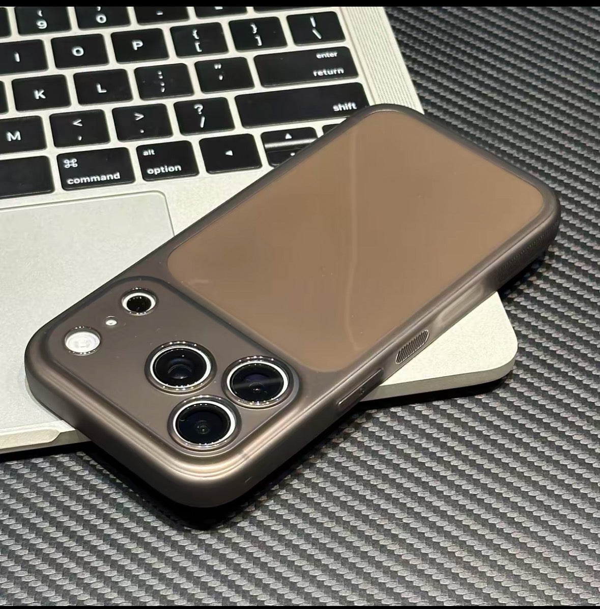 Ultra-thin frosted minimalist phone case