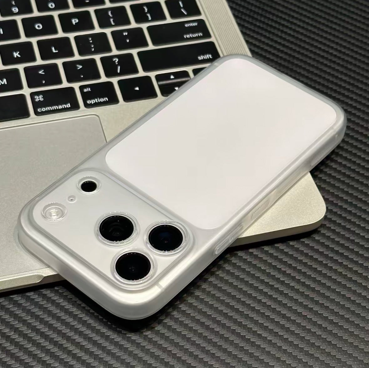 Ultra-thin frosted minimalist phone case