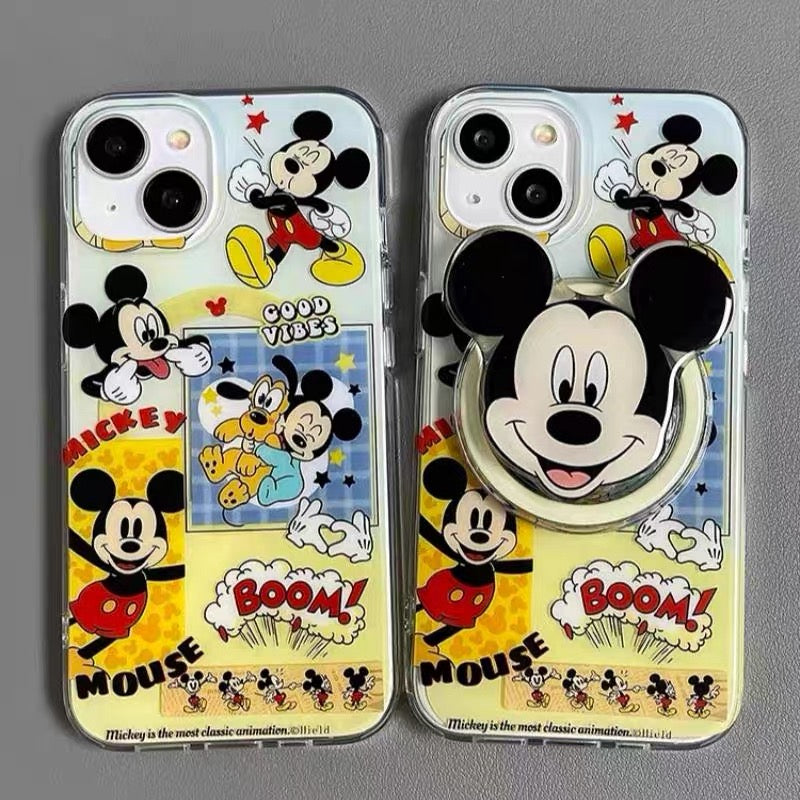 Compatible with Samsung Disney Mickey Mouse magnetic phone case