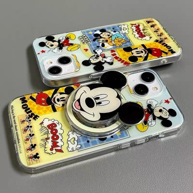 Compatible with Samsung Disney Mickey Mouse magnetic phone case