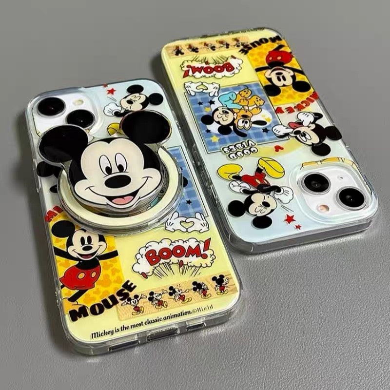 Compatible with Samsung Disney Mickey Mouse magnetic phone case