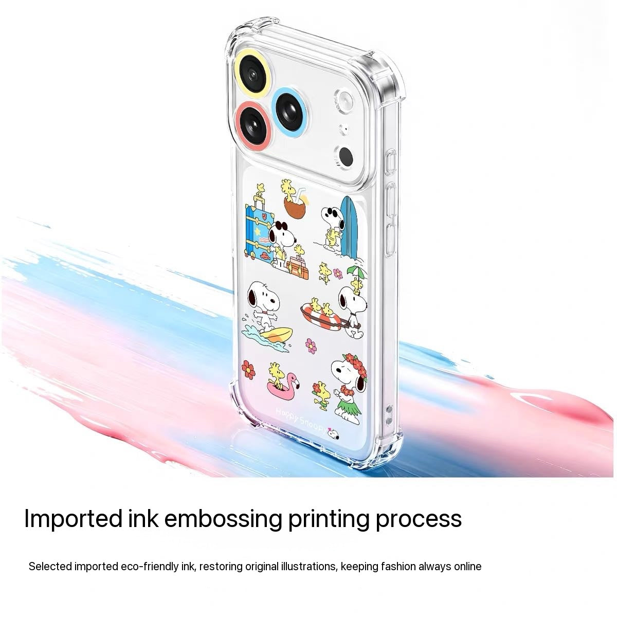 Snoopy Island-Themed "Happy Puppy" Birthday Hat Phone Case