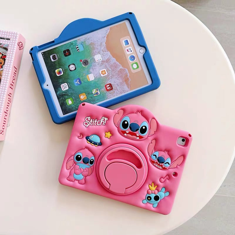 Stitch Tablet Case with 360-Degree Rotating Stand