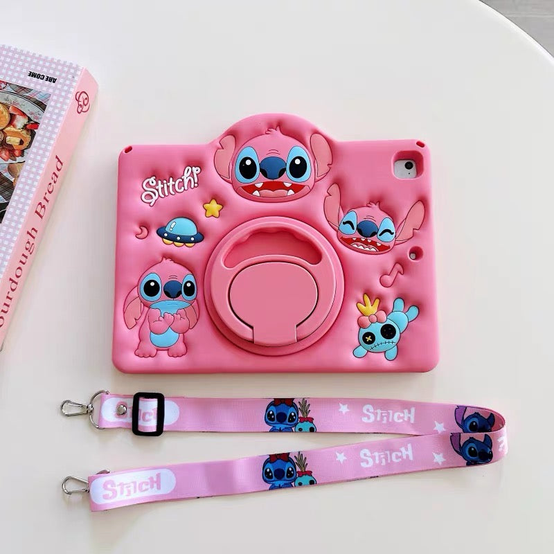 Stitch Tablet Case with 360-Degree Rotating Stand