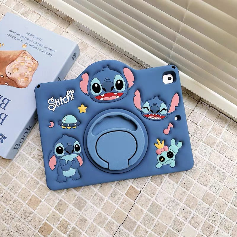 Stitch Tablet Case with 360-Degree Rotating Stand