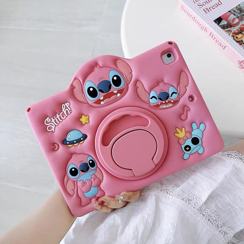 Stitch Tablet Case with 360-Degree Rotating Stand