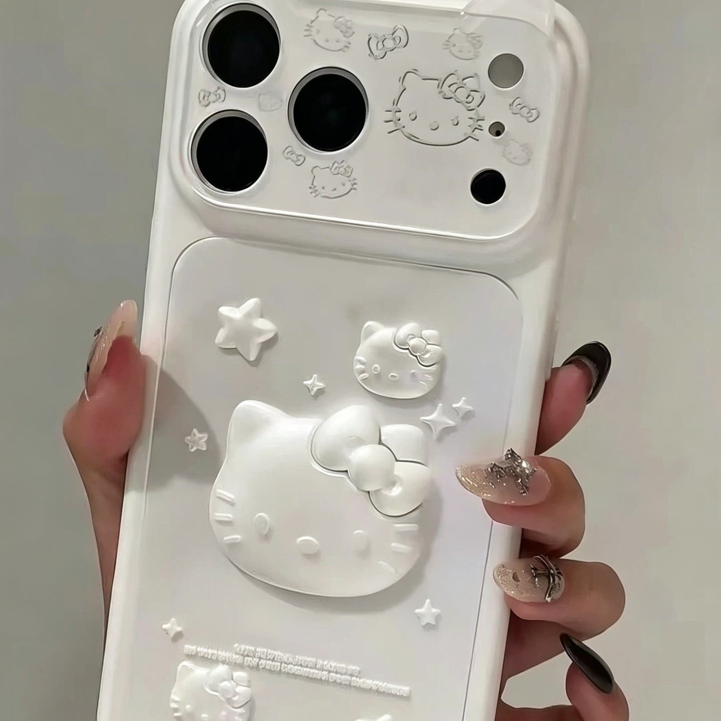 Cat-ear Hello Kitty phone case