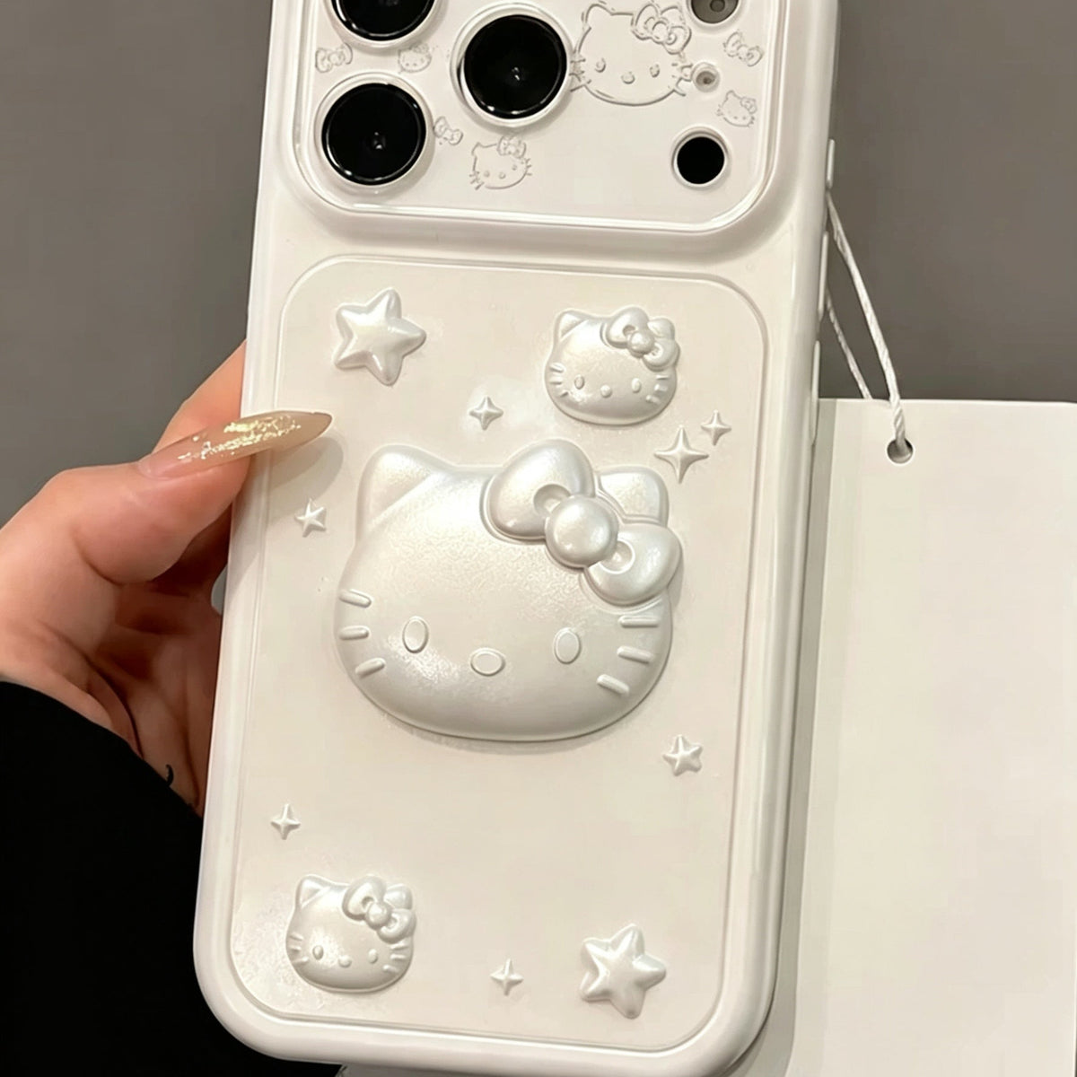 Cat-ear Hello Kitty phone case