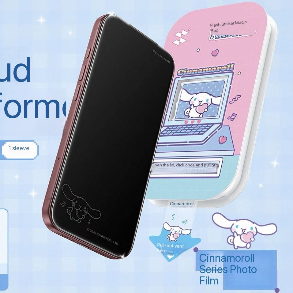 Hello Kitty, Kuromi, Cinnamoroll, My Melody, and Pompompurin Tempered Glass Screen Protector