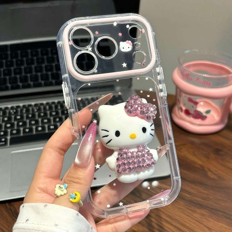Rhinestone Hello Kitty Kickstand Phone Case