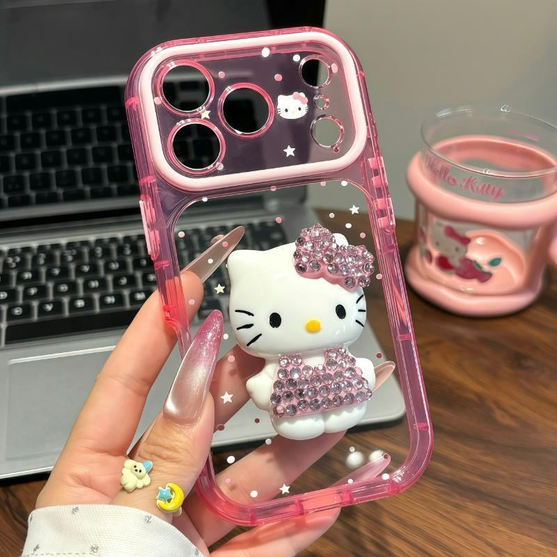 Rhinestone Hello Kitty Kickstand Phone Case